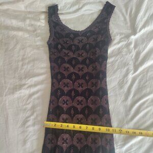 Silk Lined Black Lace Dress